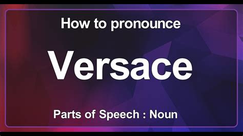 versace lautschrift|versace pronunciation guide.